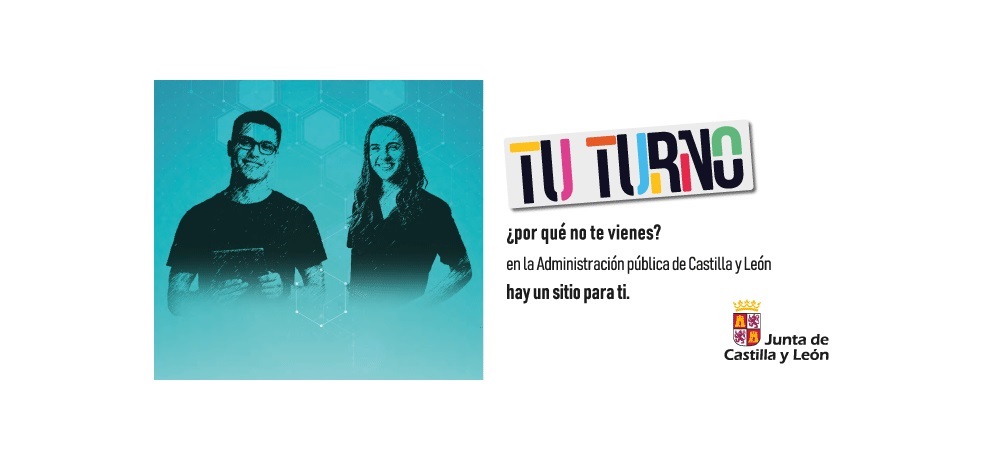 logo Campaña "Tu turno" para la captación talento público Junta de Castilla y León