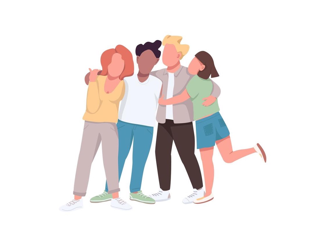 dos personas dandose la mano en señal de negociación