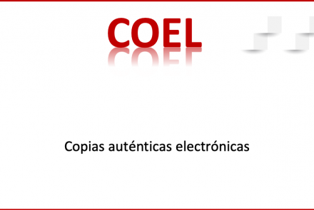 COEL. Aplicación de Copias Auténticas Electrónicas